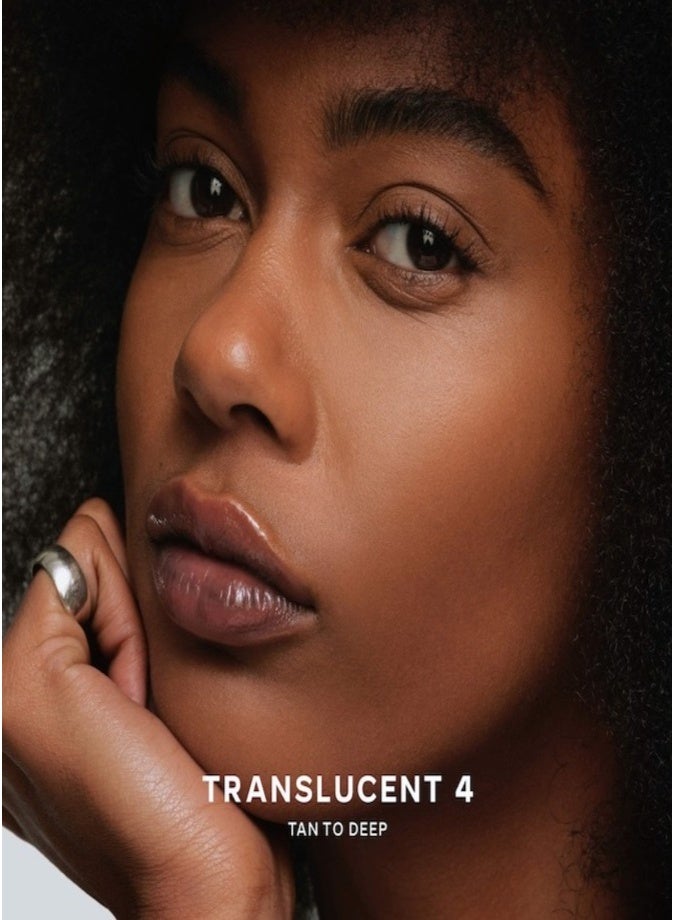 Saie Slip Tint™ Undetectable Baked Setting Powder , Translucent 4 - tan to deep 7g – Lightweight, Blurring, Shine-Control Finishing Powder - Image 3