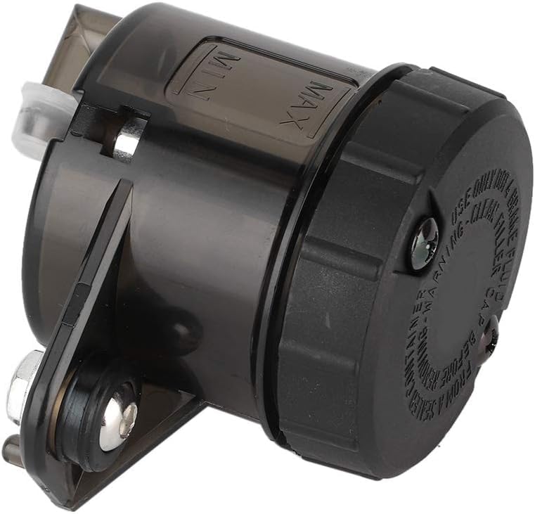 TRP Traders ® Universal Motorcycle Brake Clutch Reservoir Cup Fluid Bottle Oil Reservoir Tank Cup with Bracket Oil Tube Clamps - Image 4
