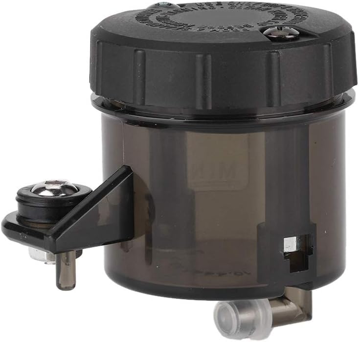 TRP Traders ® Universal Motorcycle Brake Clutch Reservoir Cup Fluid Bottle Oil Reservoir Tank Cup with Bracket Oil Tube Clamps - Image 5
