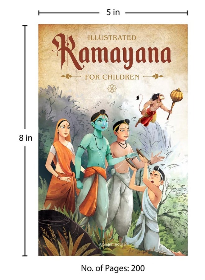 Illustrated Ramayana For Children (Black and White)  - Image 2