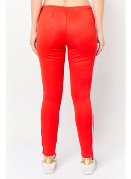 adidas Originals Women Sportswear Fit Training Leggings, Red  - Image 4