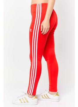 adidas Originals Women Sportswear Fit Training Leggings, Red  - Image 2