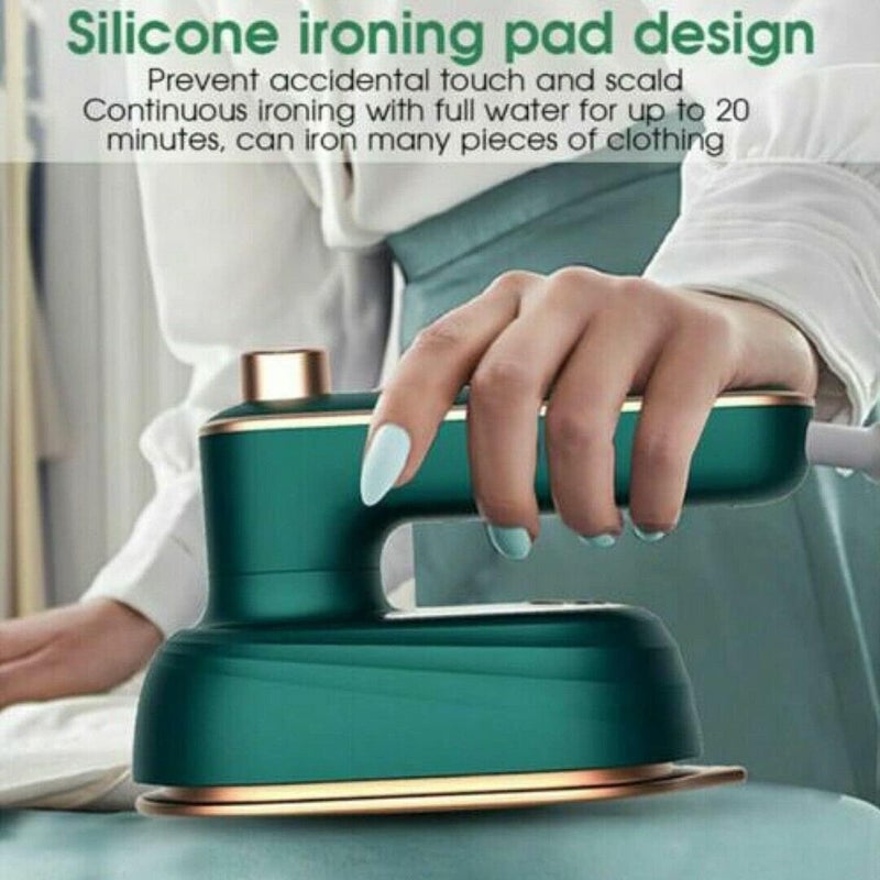 ويوبلز مكواة بخار صغيرة محمولة باليد، قابلة للدوران 180 درجة، للاستخدام المنزلي والسفر - Image 5