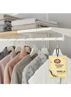 AROMIND AROMIND Vanilla Fragrance Sachet Set of 6 Long Lasting Air Freshener Pouch for Car Wardrobe Kitchen Bathroom Clothes Drawer and Travel Bag Each Sachets 20gm Multi Use Fragrance Pouch  - Image 3