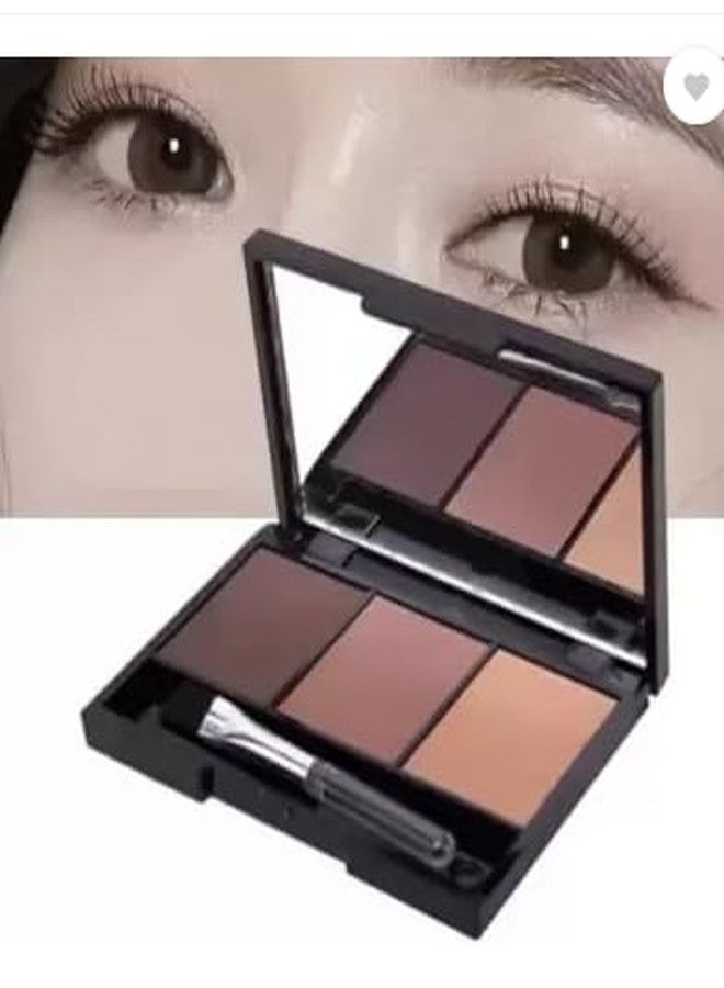 SHENY SOFT Color Eyebrow Powder Cake Palette With 1 Brush - Image 1