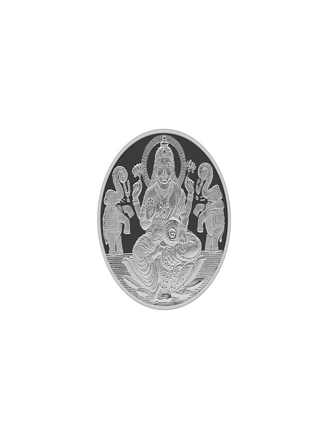 FORTUNE FOREVER عملة فضية نقية من فورتشن فور إيفر، وزنها 5 غرامات، تحمل علامة لاكشمي/لاكشميجي BIS، دائرية الشكل، مع بطاقة تغليف، مثالية كهدية أو استثمار أو في ديوالي أو دانتيراس (نقاء 999) (5 غرامات من الفضة). - Image 3