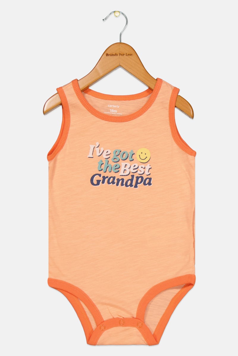 carter's Toddlers Girl Printed Rompers, Peach - Image 1