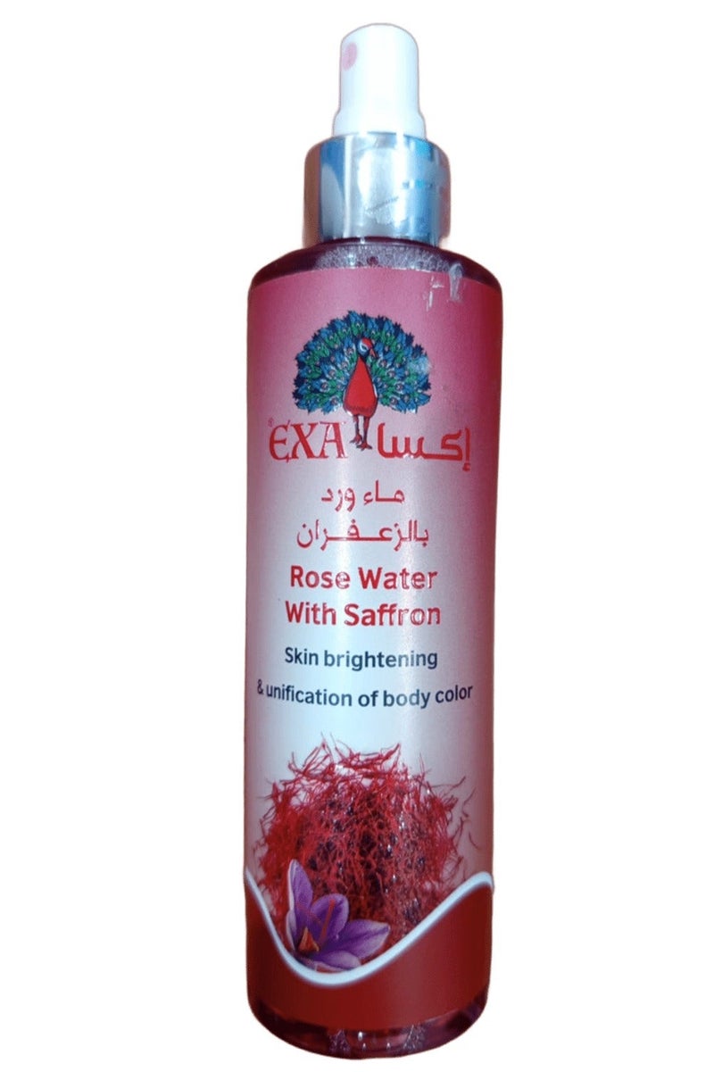 EXA Rose Water With Saffron Skin Brightening 250 ml - Image 1