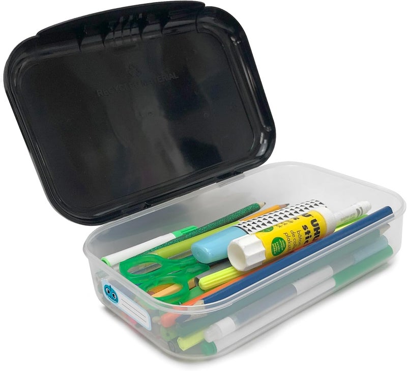 Zipit Recycled Plastic Pencil Box for Girls, Cute Pencil Case for School, Large Capacity Stationery Organizer Box, Panda - Image 5