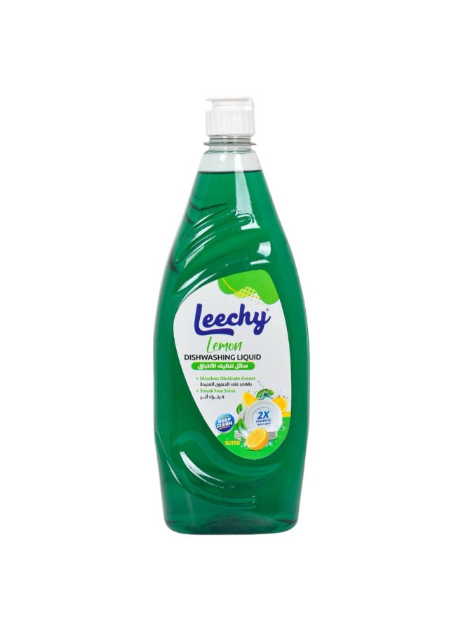 Leechy Dish Wash Liquid Lemon 1L