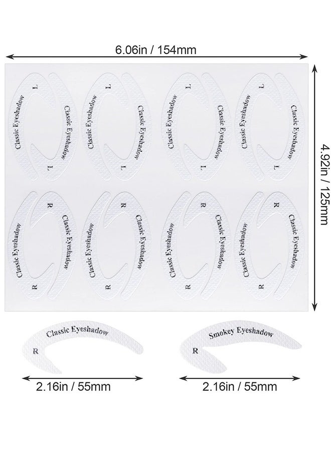 SYOSI - 24 Pieces Eyeliner Eyeshadow Template - Image 1
