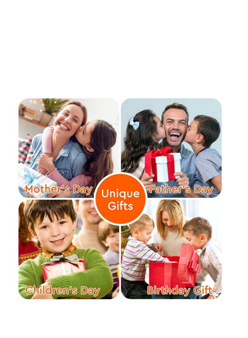 إسكدنيا مجموعة ألعاب كتل البناء الصغيرة مدينة الوجبات السريعة 4 عبوات للأطفال، مجموعة الطوب الصغيرة هدايا حفلة، أكياس الهدايا، هدايا ، حلوى همبرغر، بطاطس مقلية، كعكة، فشار - Image 5