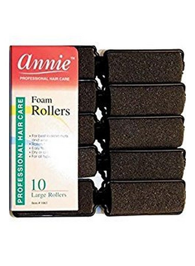 Annie 1065 Foam Roller Black 6 Ct. - Image 1