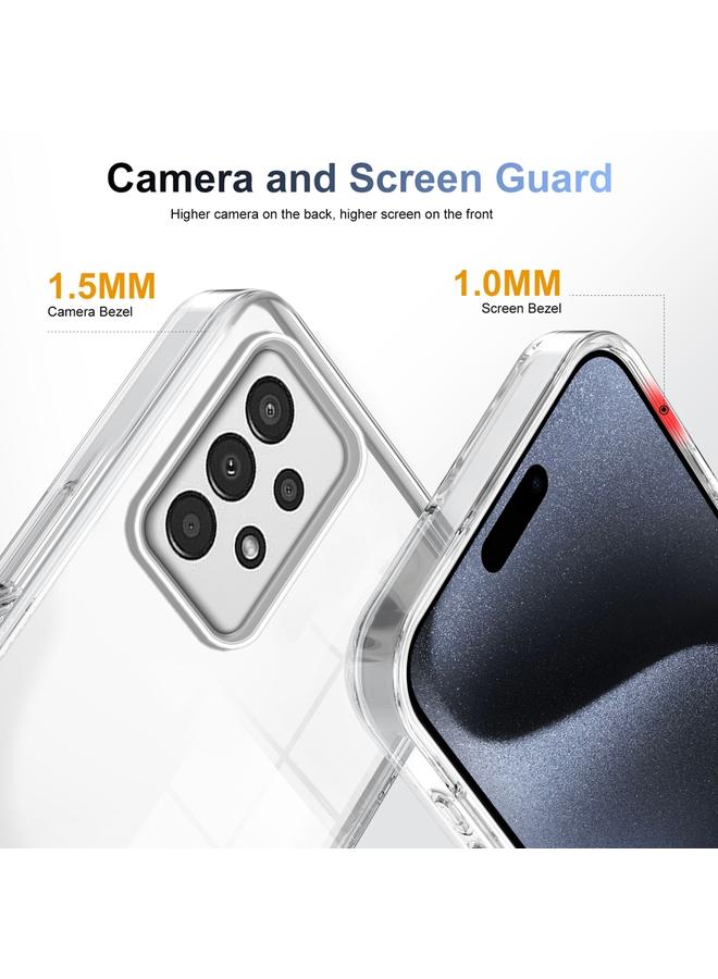 اس-توب جراب لهاتف Samsung Galaxy A13 4G / 5G 2.5 مم جراب هاتف هجين من مادة TPU من الأكريليك الشفاف المضاد للانزلاق - Image 2