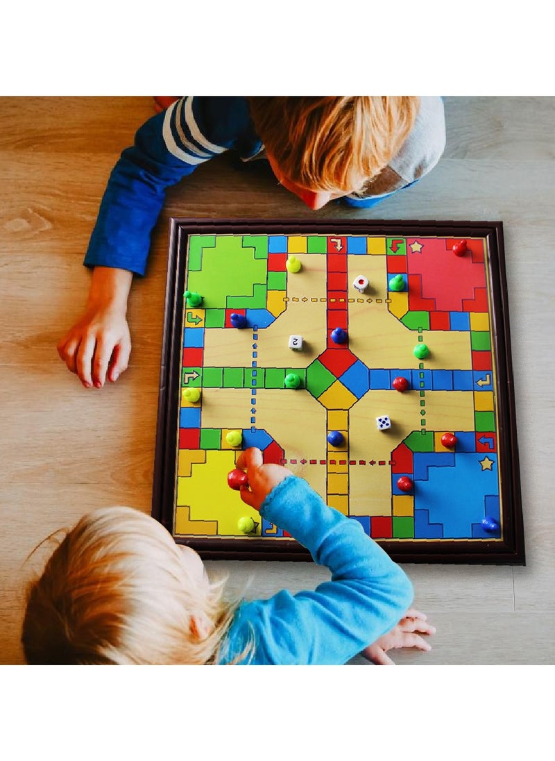 UKR 12-in-1 Portable Board Games Set – Travel Chess, Checkers, Backgammon, Snakes & Ladders, Ludo, Solitaire, Space Adventure & I-Go | Perfect Family Fun Game for On-the-Go Entertainment
