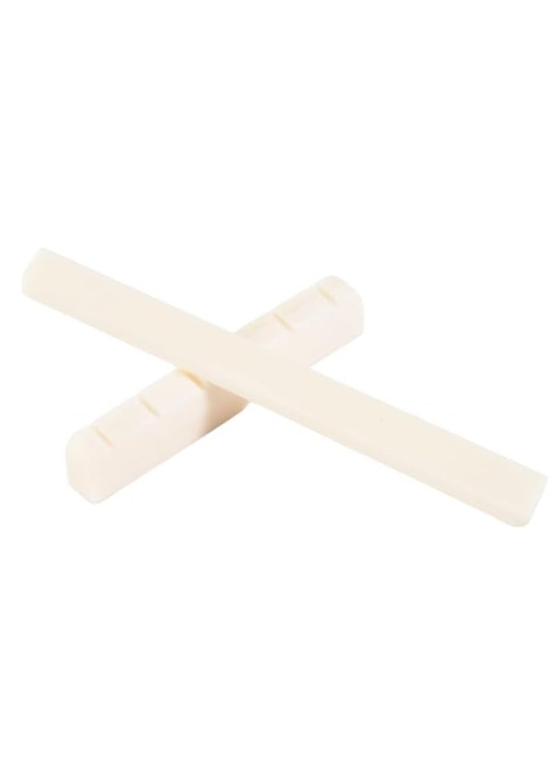 6-String Classical Guitar Bridge Saddle Replacement Set – Unslotted Repair and Setup Accessories - Image 1