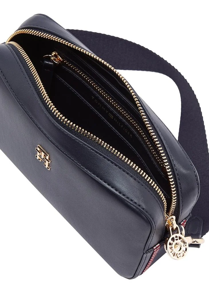 TOMMY HILFIGER Logo Detail Top Handle Flap Over Crossbody