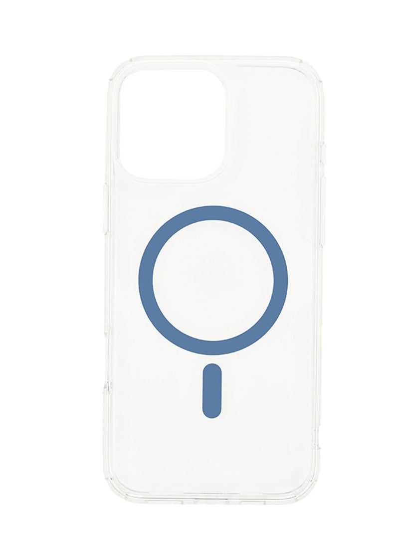 DVICED Magsafe iPhone 16 Pro Max Case Clear - Blue - Image 2