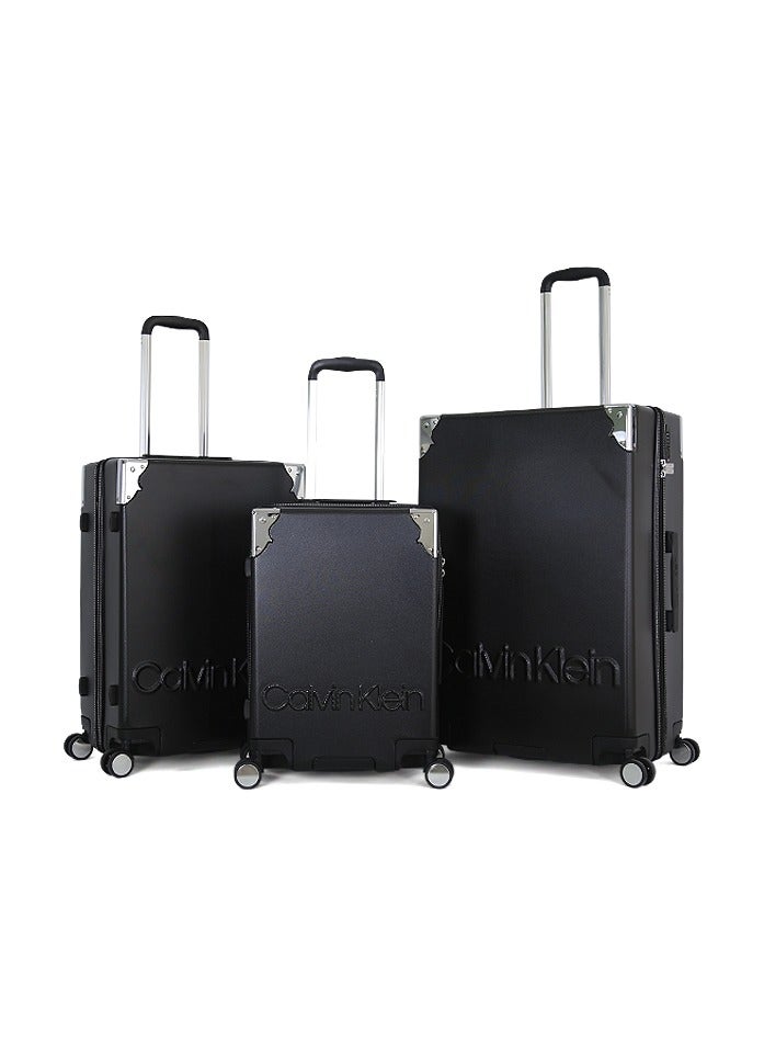 Calvin Klein 3-Piece Hardshell Luggage Set with Spinner Wheels, TSA Lock - Expandable Suitcase Trolley for Travel - Image 1