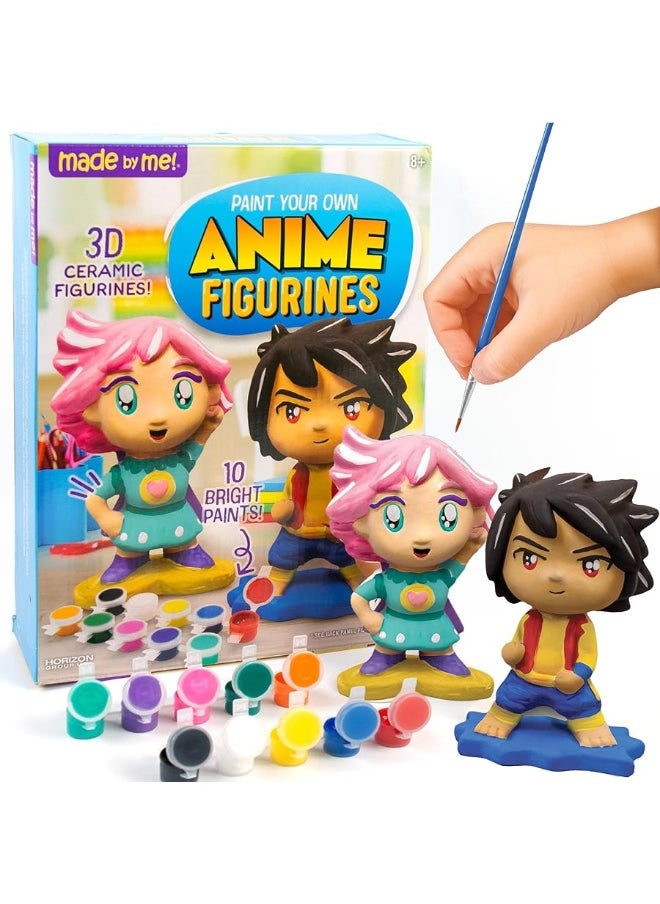 made by me - Made By Me Anime Figurines, Arts & Crafts Painting Kit, Small, Multi, 2 Piece - Image 1