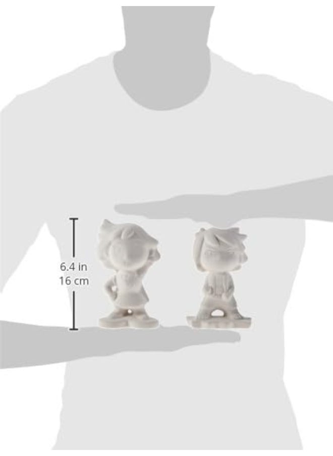 made by me - Made By Me Anime Figurines, Arts & Crafts Painting Kit, Small, Multi, 2 Piece - Image 1