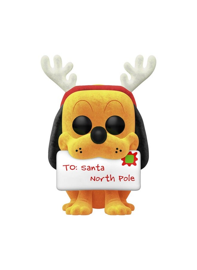 Funko Funko POP! Disney: Holiday - Pluto - Flocked - Collectable Vinyl Figure - Gift Idea - Official Merchandise - for Kids & Adults - Movies Fans - Model Figure for Collectors  - Image 2