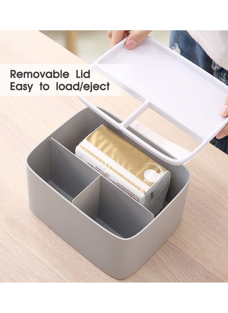 AIWANTO Tissue Holder Organizer Grey  - Image 3