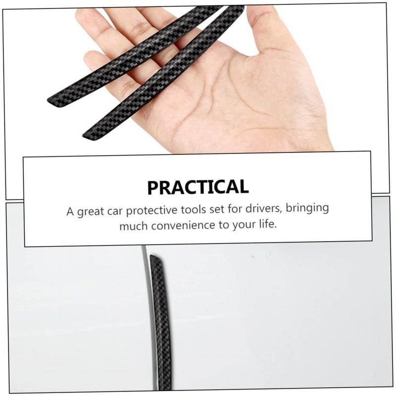 8 Pcs Car Door Bumpers Door Guards For Scratch Protection Easy Install Auto Accessories For Cars SUVs And Trucks Black - Image 3