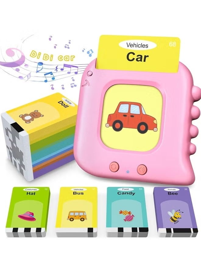 Talking Flash Cards,Kids Toddler Flash Cards with 112 Sight Words,Montessori Toys,Autism Sensory Toys,Speech Therapy Toys,Learning Educational Gifts for Age 1 2 3 4 5 Years Old Boys and Girls ﻿ - Image 1