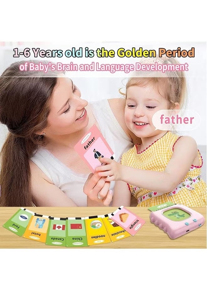 Talking Flash Cards,Kids Toddler Flash Cards with 112 Sight Words,Montessori Toys,Autism Sensory Toys,Speech Therapy Toys,Learning Educational Gifts for Age 1 2 3 4 5 Years Old Boys and Girls ﻿ - Image 5