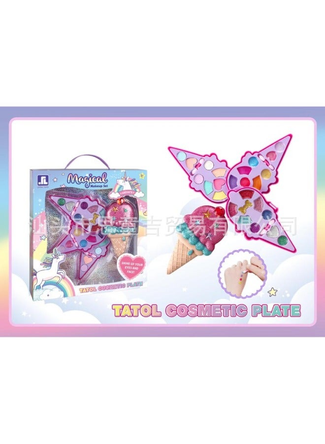 Special Makeup Toy Girl Princess Children's Cartoon Cute Dressing Lip Gloss Eye Shadow Safety Makeup Set-Specifications:2102I DIY Makeup - Image 2