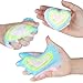 The Orb Factory ORB Tabalicious Sugar Pops TABA Squishy Rainbow Heart Toy Pink Blue Yellow Heart with Sparkles Soft Sticky TABA Squishies Fun Squishy Stress Ball Toys Kawaii Fidget Toys for Kids Adults - Image 4