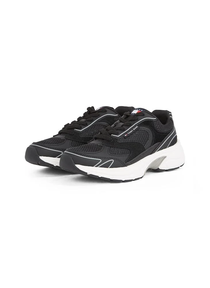 TOMMY JEANS Logo Detail Lace Up Low Top Sneakers
