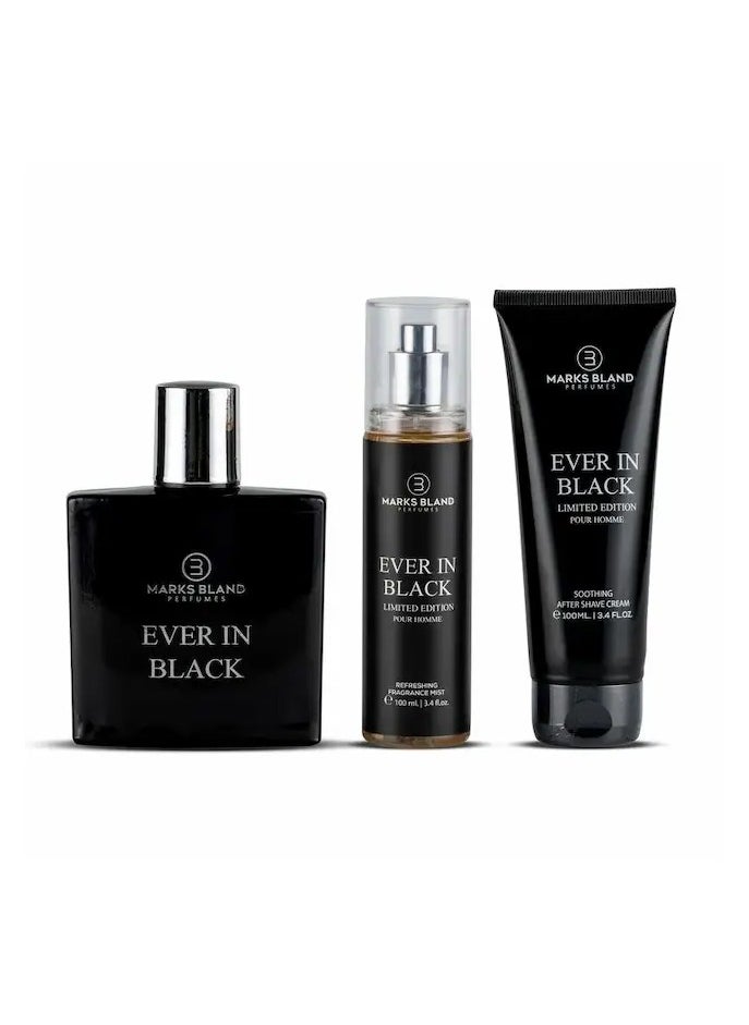 MARKS BLAND Marks Bland Ever In Black EDP For Men 100ML Set  - Image 2