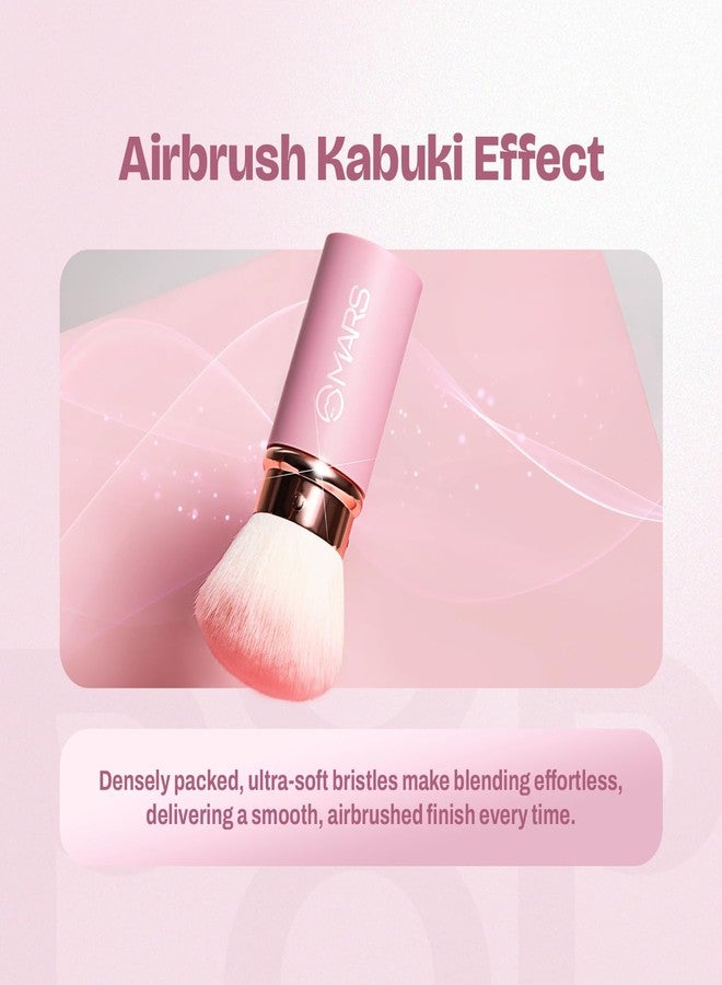 مارس فرشاة مارس بوب القابلة للسحب | لمسة نهائية بتقنية البخاخة كابوكي | تغطية عالية مثالية | شعيرات فائقة النعومة | متعددة الوظائف | مناسبة للسفر | سهلة التنظيف - Image 4