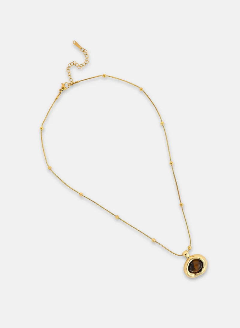 SOHI Abstract-Halo Artificial Pendant Necklace Jewellery