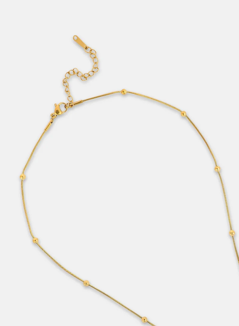SOHI Abstract-Halo Artificial Pendant Necklace Jewellery