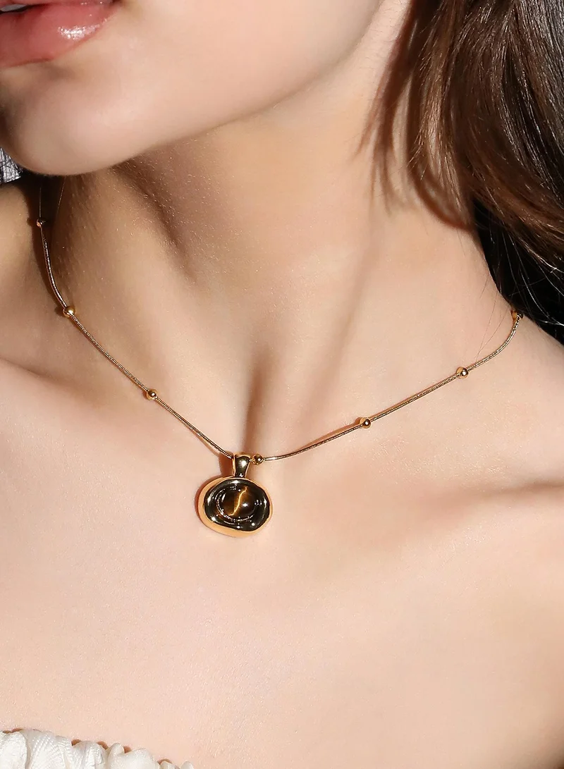 SOHI Abstract-Halo Artificial Pendant Necklace Jewellery