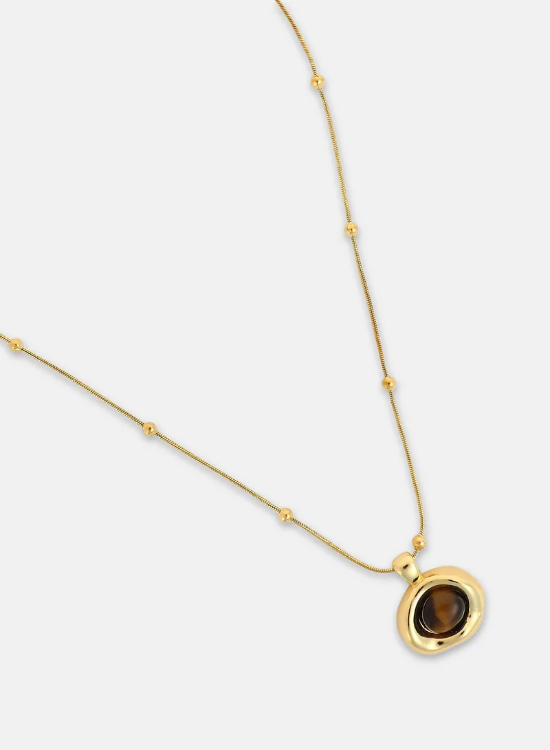 SOHI Abstract-Halo Artificial Pendant Necklace Jewellery