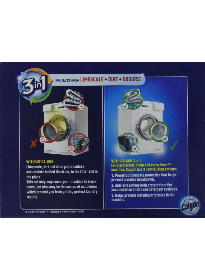 Calgon أقراص كالغون 3 في 1 لمعالجة المياه، 45 قرص - Image 2