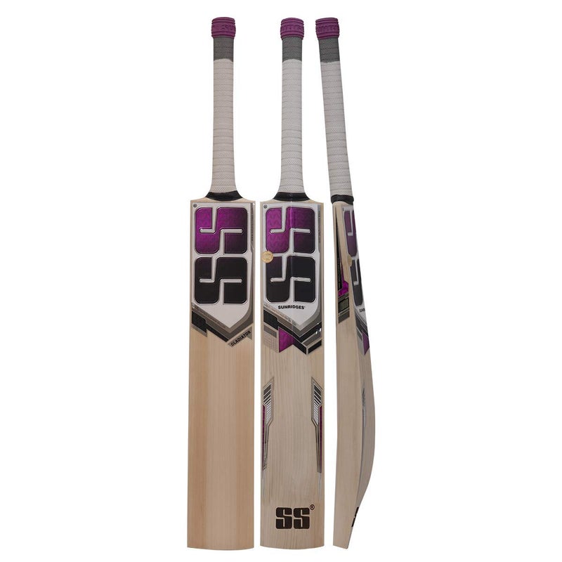 SS Gladiator Kashmir Willow Leather Ball Cricket Bat, Exclusive Cricket Bat for Adult Full Size with Full Protection Cover - Image 1