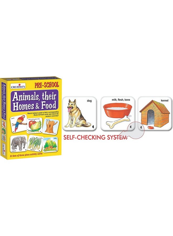 Creative's Creative's Animals, Their Homes & Food | Learn About Animals | Animals Card Game |Educational Games for Kids 3 & Up|Preschool| Learning Games for Preschool Kids| Ages-3 & UP  - Image 3