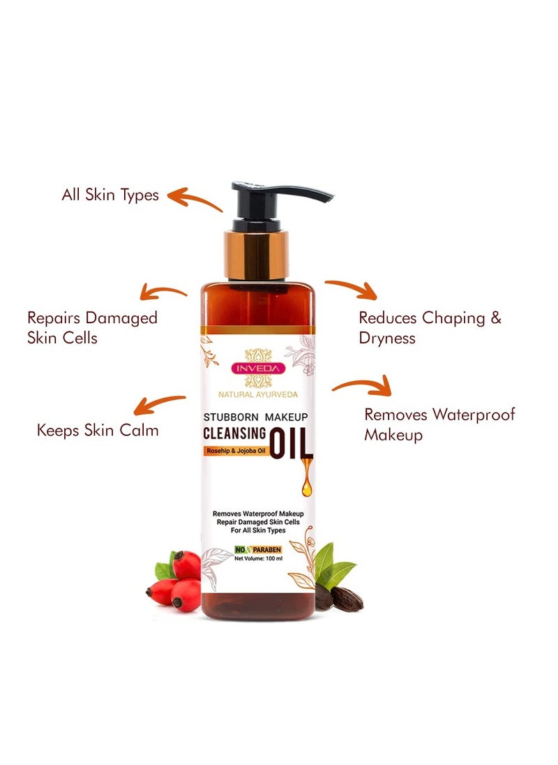 Inveda Makeup Cleansing Oil Helps to Reduces Acne Breakouts Improves Skin Tone 100ml