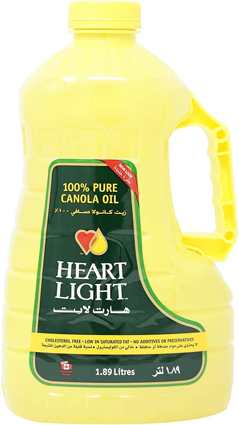 Heart Light 100% Pure Canola Oil - 1.89 Litres - Image 1