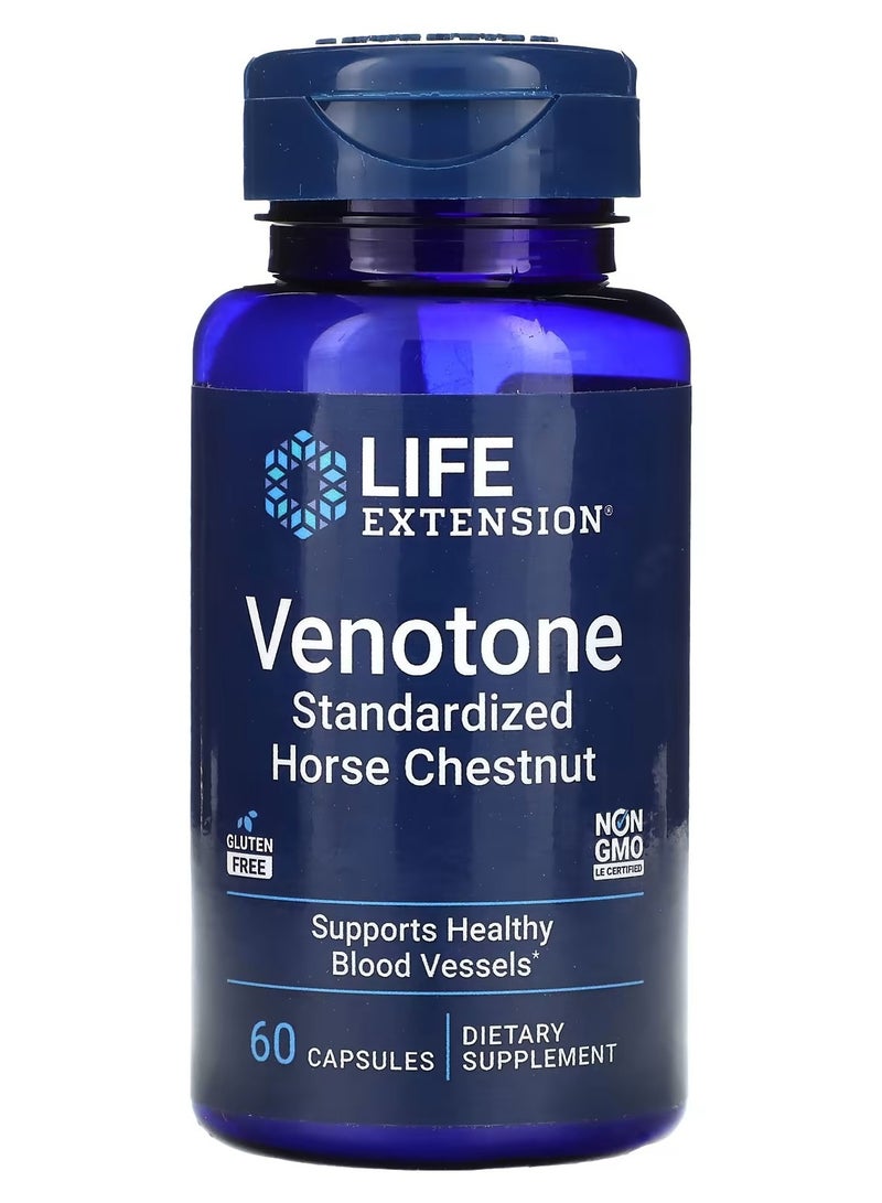 لايف إكستنشن تمديد الحياة، فينوتون، كستناء الحصان القياسي، 60 كبسولة (250 ملغ لكل كبسولة) - Image 1