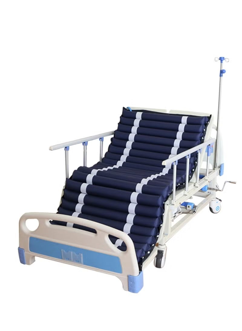 XiuWoo 3. Smart Alternating Pressure Mattress Topper - 4-Mode Adjustable Pump, Waterproof Bed Sore Prevention Pad for Pressure Ulcer Relief, Home & Medical Use (Blue) - Image 3