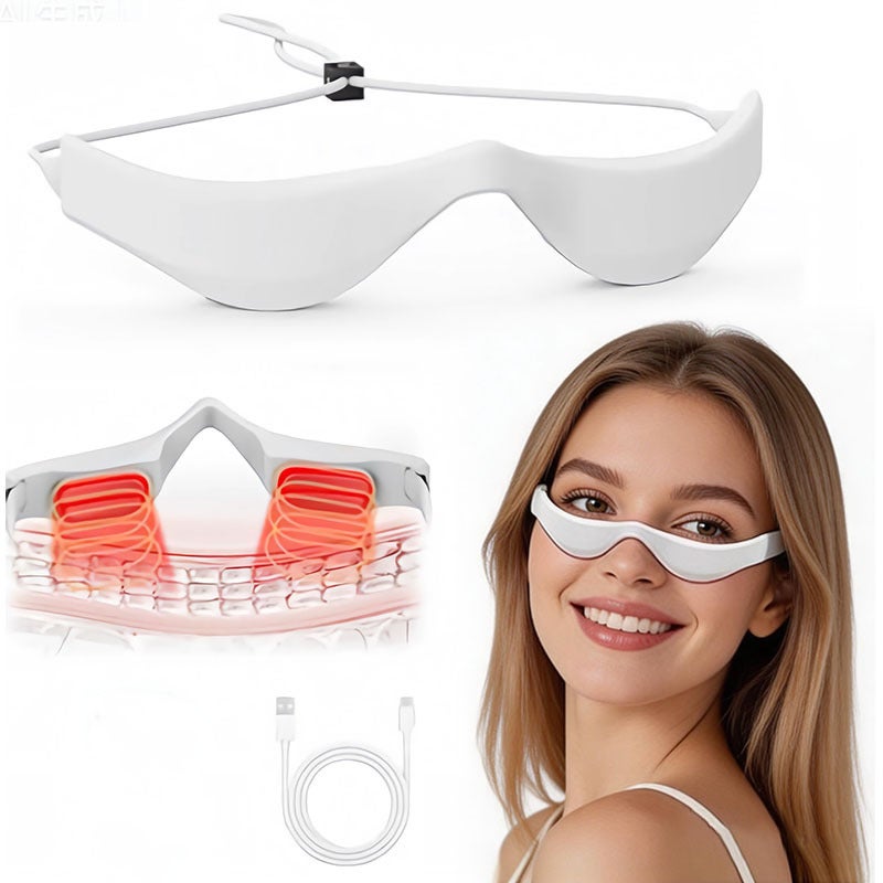 EMS Eye Massager, Dark Circle Care Beauty Instrument 3D Red Light Massager - Image 1