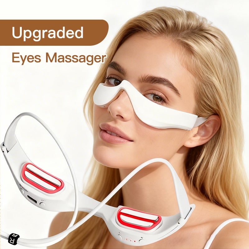 EMS Eye Massager, Dark Circle Care Beauty Instrument 3D Red Light Massager - Image 3