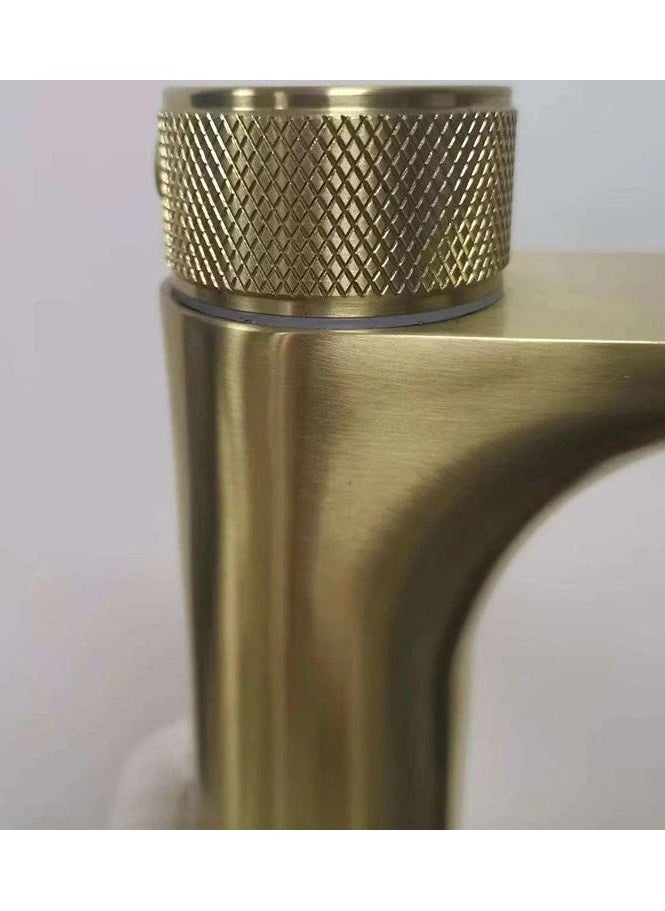 NXUS - Basin Mixer Sensor Taps, Automatic Cold and Hot Water Sensor Mixer (Gold) - Image 1