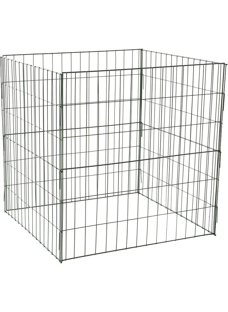 Bosmere Bosmere K765 Wire Compost Bin 30L x 30W x 30H Easy Assembly WFront Door that Opens for Effortless Access  - Image 1